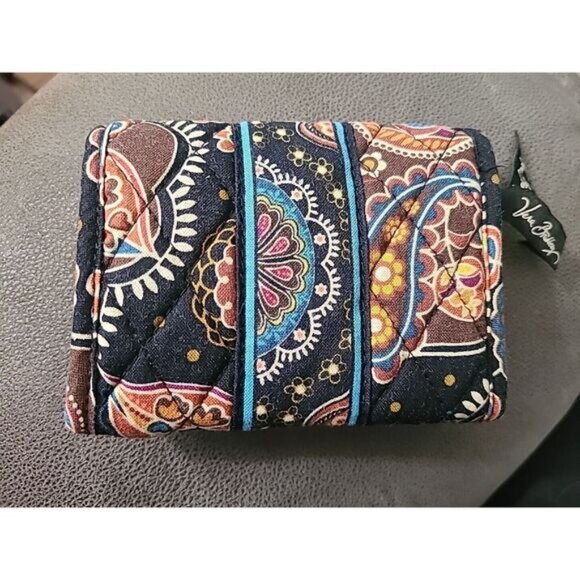 Vera Bradley Wallet Trifold Hook And Loop ID Window‎ Pockets Coin Holder - Picture 2 of 13